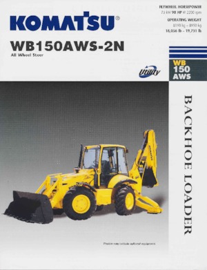बैकहो लोडर Komatsu WB 150AWS-2N