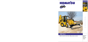 बैकहो लोडर Komatsu WB70A-1