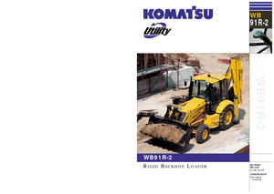 बैकहो लोडर Komatsu WB91R-2
