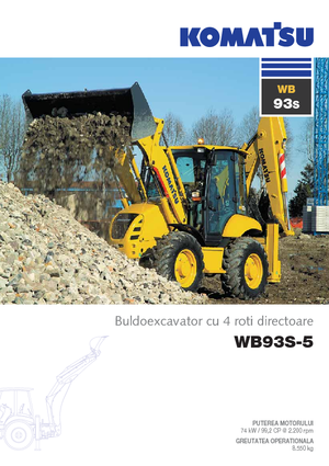 बैकहो लोडर Komatsu WB93S-5E0