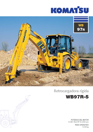 बैकहो लोडर Komatsu WB97R-5E0