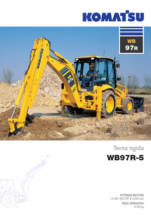 बैकहो लोडर Komatsu WB97R-5E0