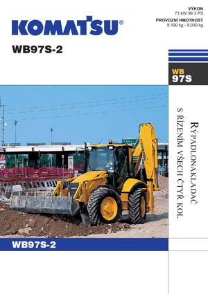 बैकहो लोडर Komatsu WB97S-2