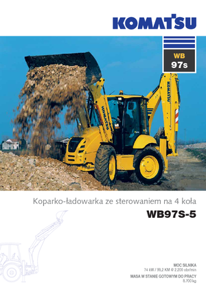 बैकहो लोडर Komatsu WB97S-5E0