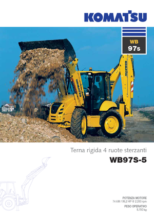 बैकहो लोडर Komatsu WB97S-5E0