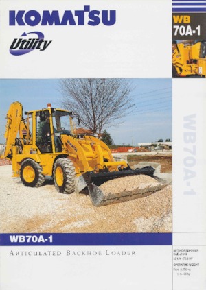बैकहो लोडर Komatsu WB70A-1