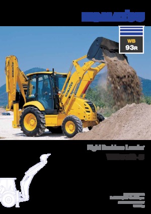बैकहो लोडर Komatsu WB93R-5 