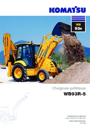 बैकहो लोडर Komatsu WB93R-5 