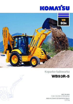 बैकहो लोडर Komatsu WB93R-5 