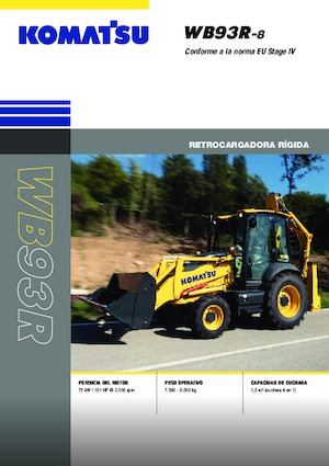 बैकहो लोडर Komatsu WB93R-8E0
