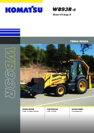 बैकहो लोडर Komatsu WB93R-8E0