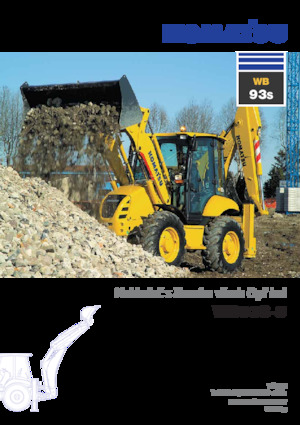 बैकहो लोडर Komatsu WB93S-5 