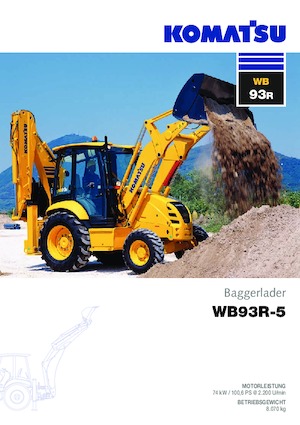 बैकहो लोडर Komatsu WB93S-5 
