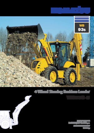 बैकहो लोडर Komatsu WB93S-5 