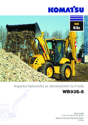बैकहो लोडर Komatsu WB93S-5 