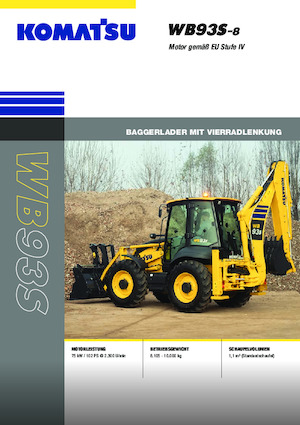 बैकहो लोडर Komatsu WB93S-8