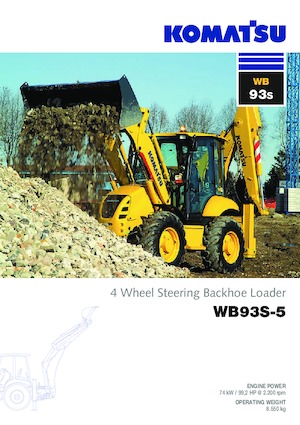 बैकहो लोडर Komatsu WB93S-8