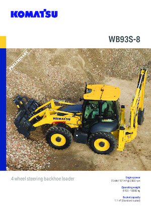 बैकहो लोडर Komatsu WB93S-8E0