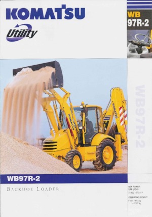 बैकहो लोडर Komatsu WB97R-2