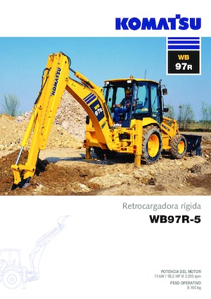 बैकहो लोडर Komatsu WB97R-5 