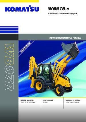 बैकहो लोडर Komatsu WB97R-8E0