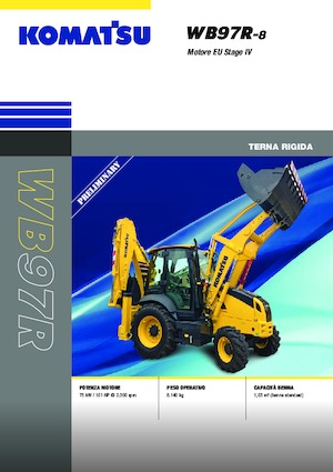 बैकहो लोडर Komatsu WB97R-8E0