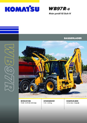 बैकहो लोडर Komatsu WB97R-8E0