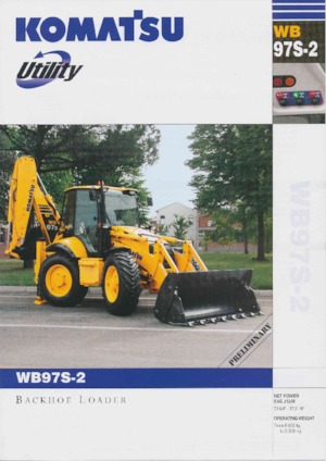 बैकहो लोडर Komatsu WB97S-2