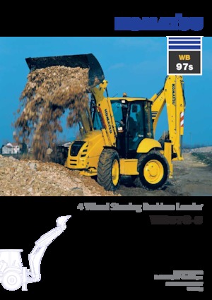 बैकहो लोडर Komatsu WB97S-5 