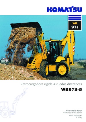 बैकहो लोडर Komatsu WB97S-5 