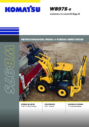 बैकहो लोडर Komatsu WB97S-8E0