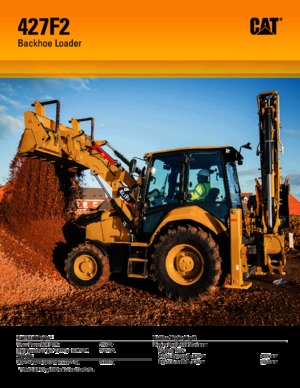 बैकहो लोडर Caterpillar 427F2