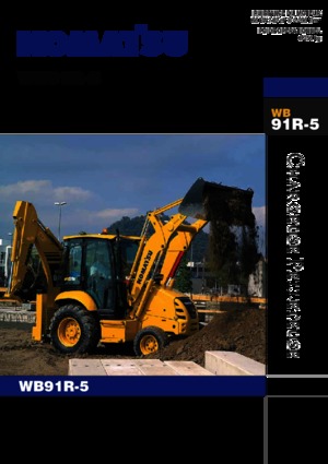 बैकहो लोडर Komatsu WB91R-5