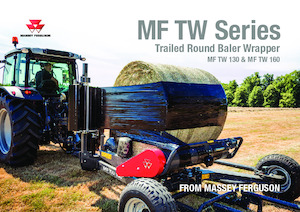 बेलर रैपर Massey Ferguson TW 160