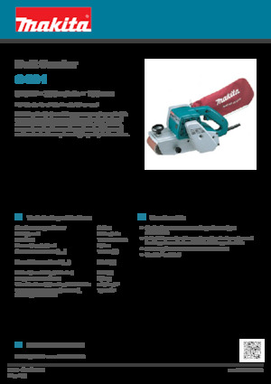 बेल्ट सैंडर Makita 9401