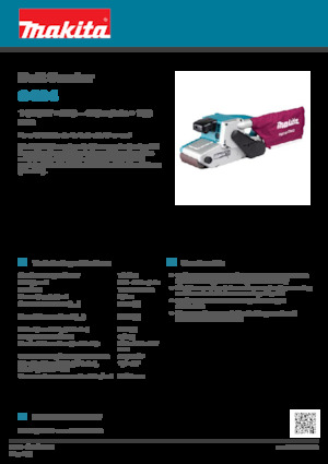 बेल्ट सैंडर Makita 9404
