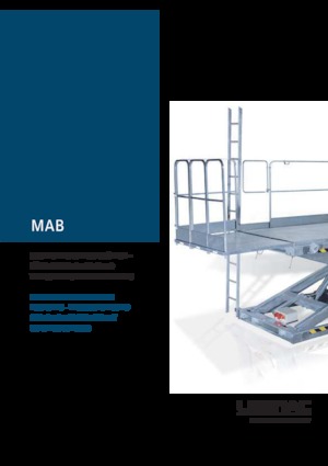 स्केफोल्डिंग वर्क प्लेटफॉर्म Lissmac MAB 1200