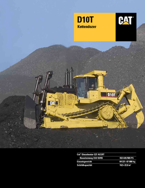 बुलडोजर Caterpillar D10T