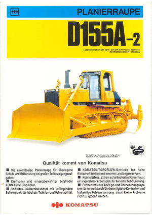 बुलडोजर Komatsu D155A-2