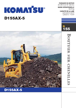 बुलडोजर Komatsu D155AX-5B