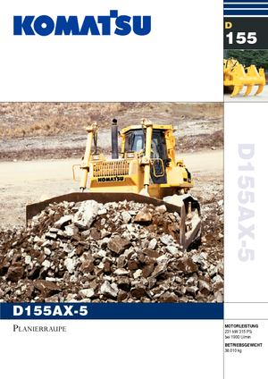 बुलडोजर Komatsu D155AX-5B