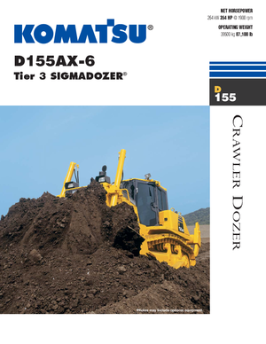 बुलडोजर Komatsu D155AX-6