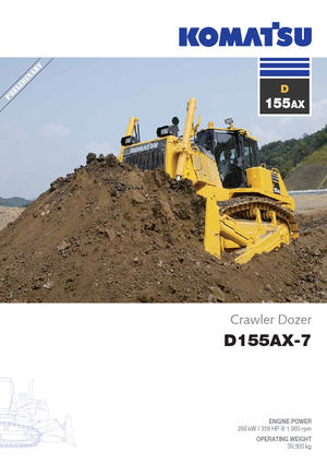 बुलडोजर Komatsu D155AX-7