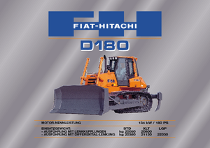 बुलडोजर Fiat-Hitachi D 180 XLT