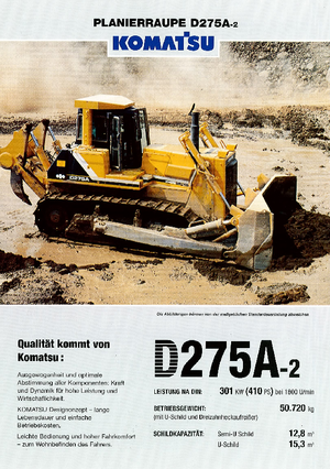 बुलडोजर Komatsu D275A-2