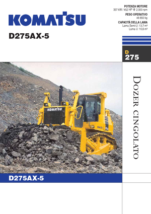 बुलडोजर Komatsu D275AX-5E0