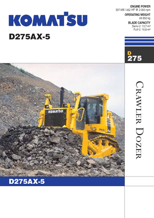 बुलडोजर Komatsu D275AX-5E0