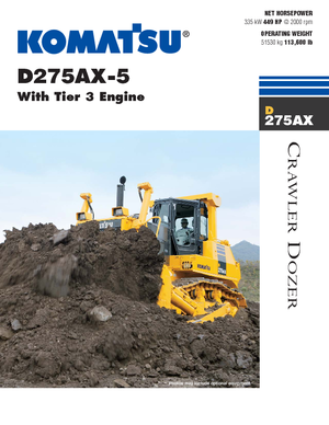 बुलडोजर Komatsu D275AX-5E0