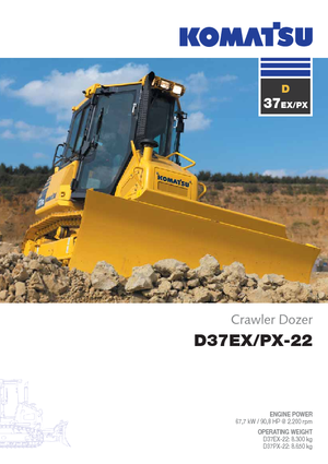 बुलडोजर Komatsu D37PX-22