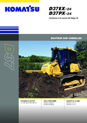 बुलडोजर Komatsu D37EX-24